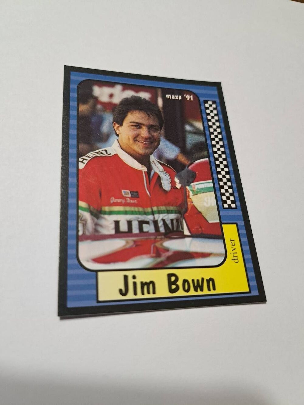 Vintage 1991 Maxx Jim Bown #57 Race Car Nascar Trading Card